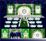 绿色森林系婚礼主题