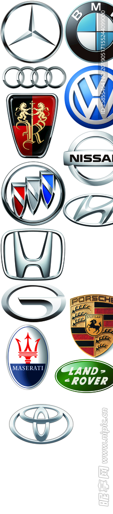 中高档汽车车标