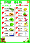 蔬菜水果配送海报