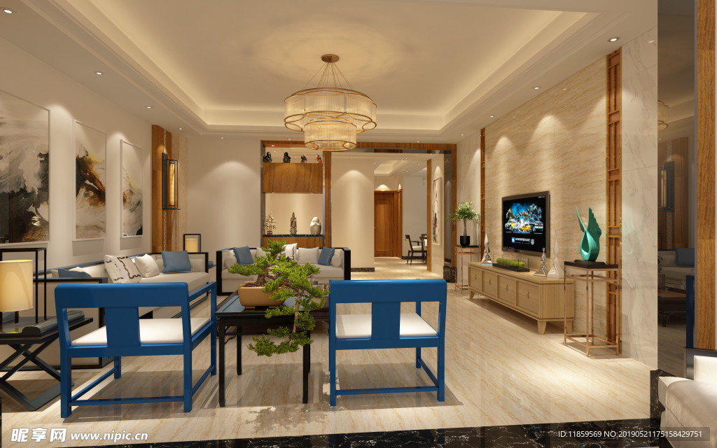 客厅  中式客厅