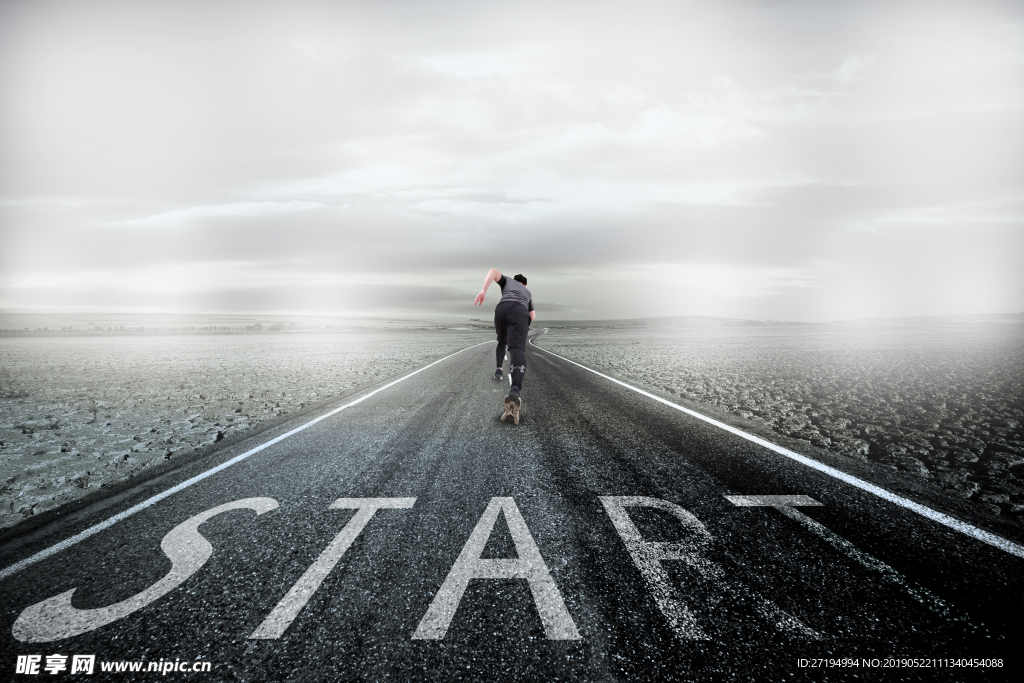 马拉松创意海报