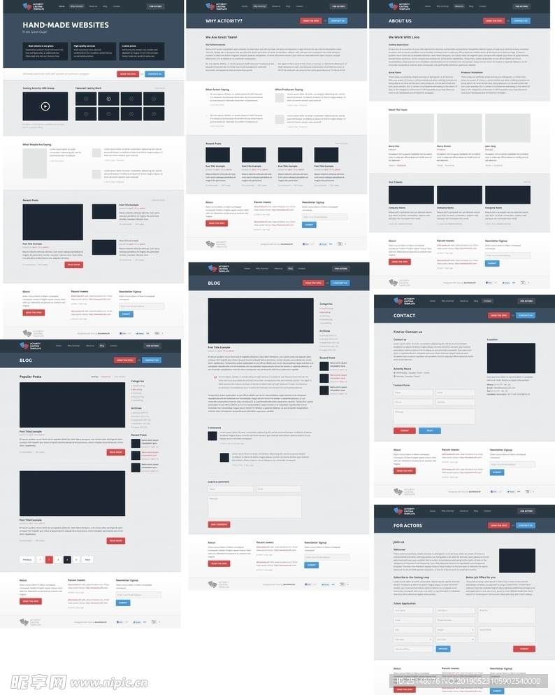 企业公司网站模板