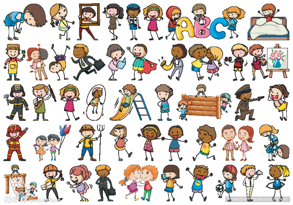 卡通儿童形象