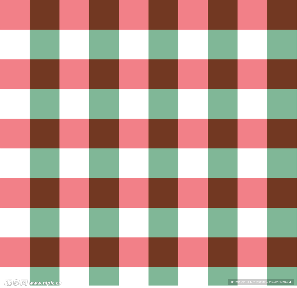 双色苏格兰格底纹