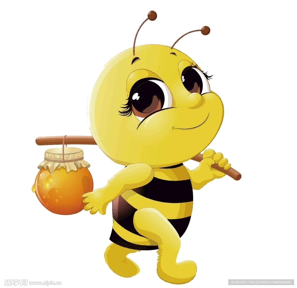 可爱蜜蜂