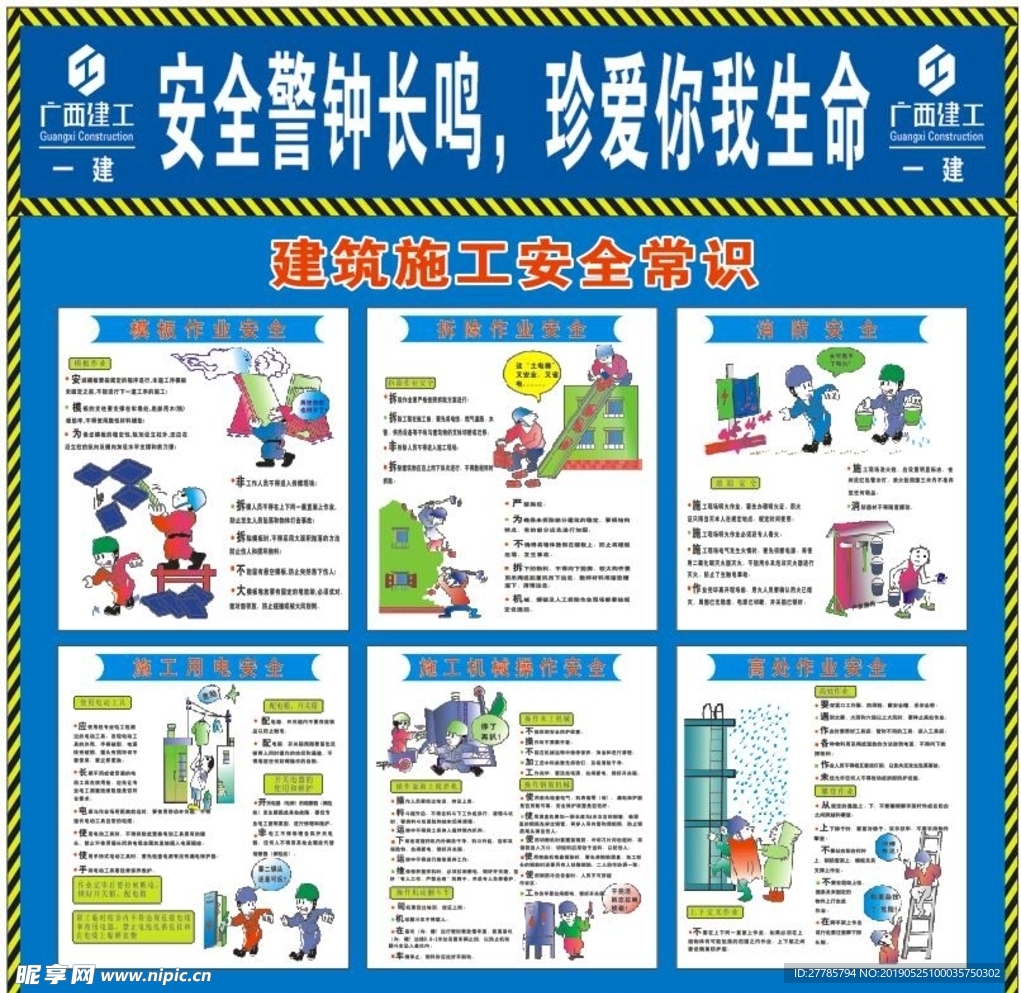 施工安全常识图