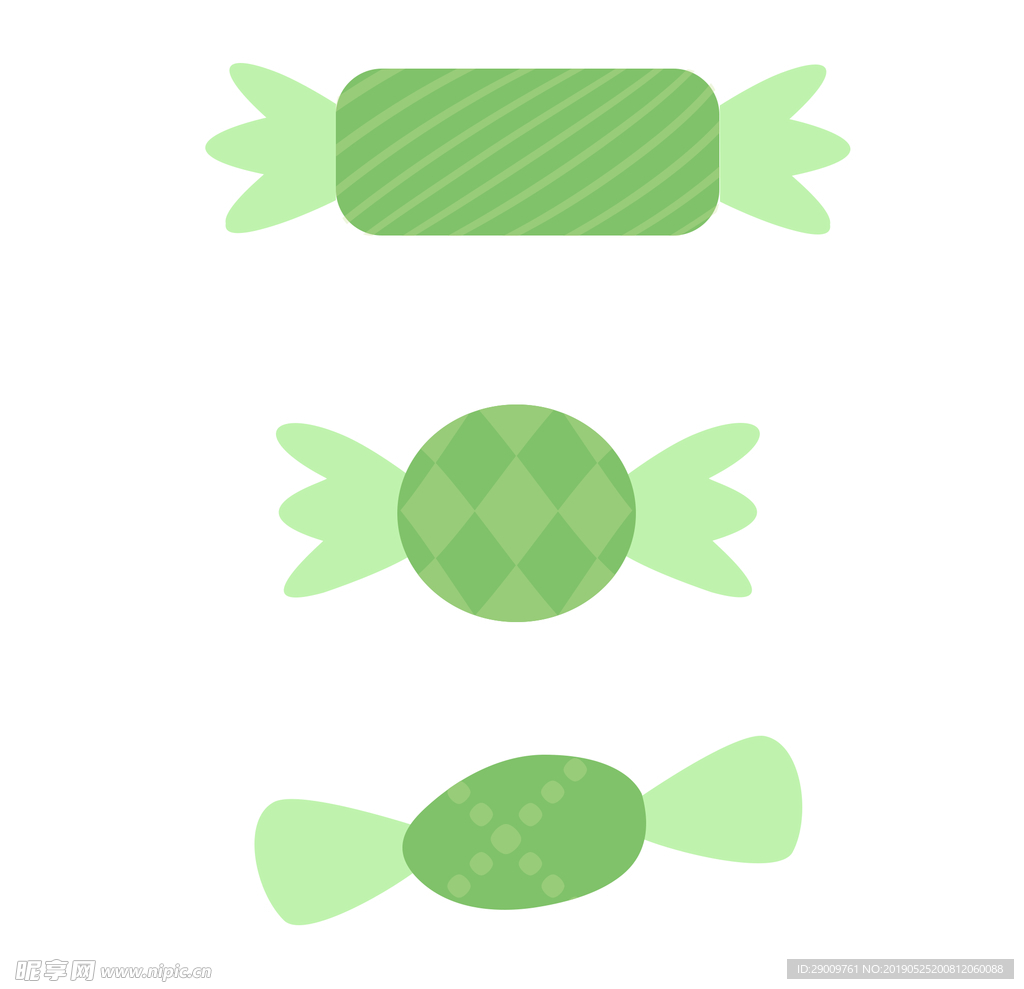 卡通糖果psd分层