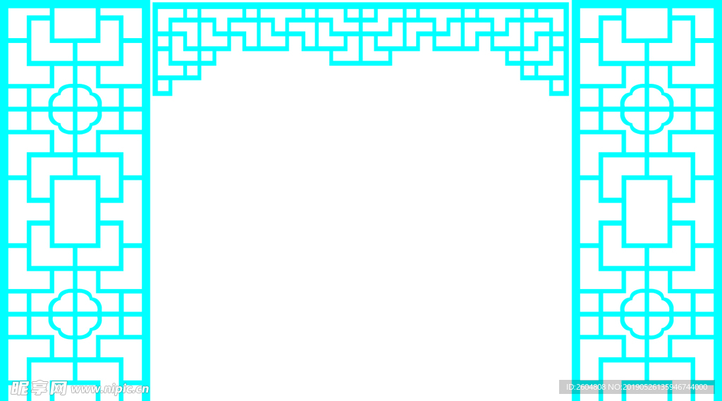 雕刻窗花图  背景墙