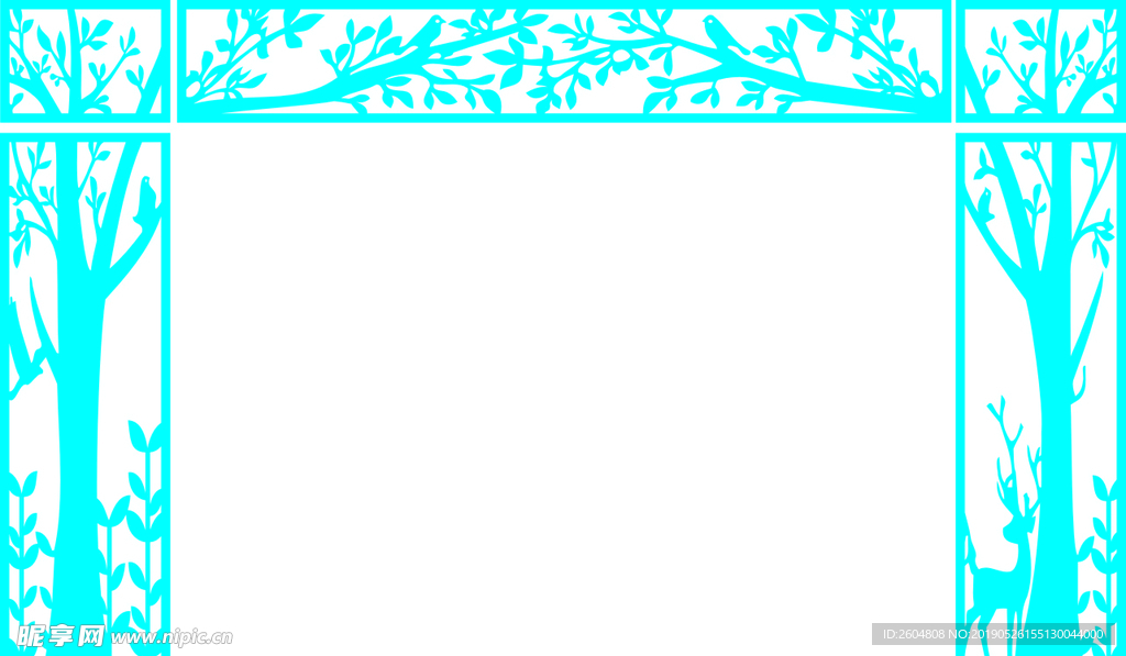 雕刻窗花图 背景墙 雕刻 窗花