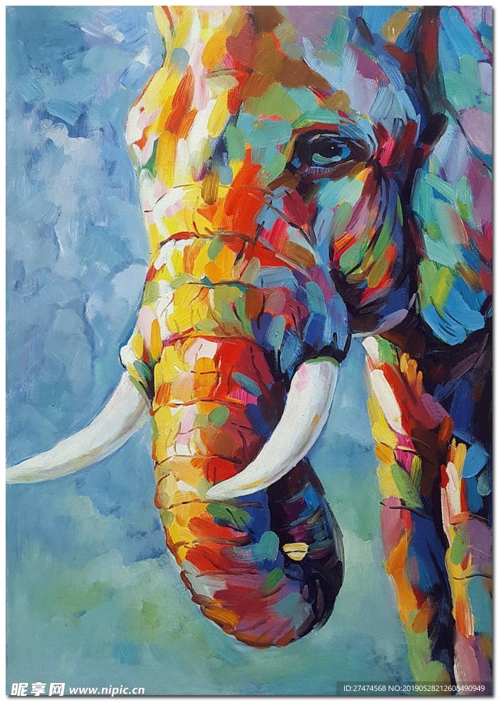 抽象油画  油画