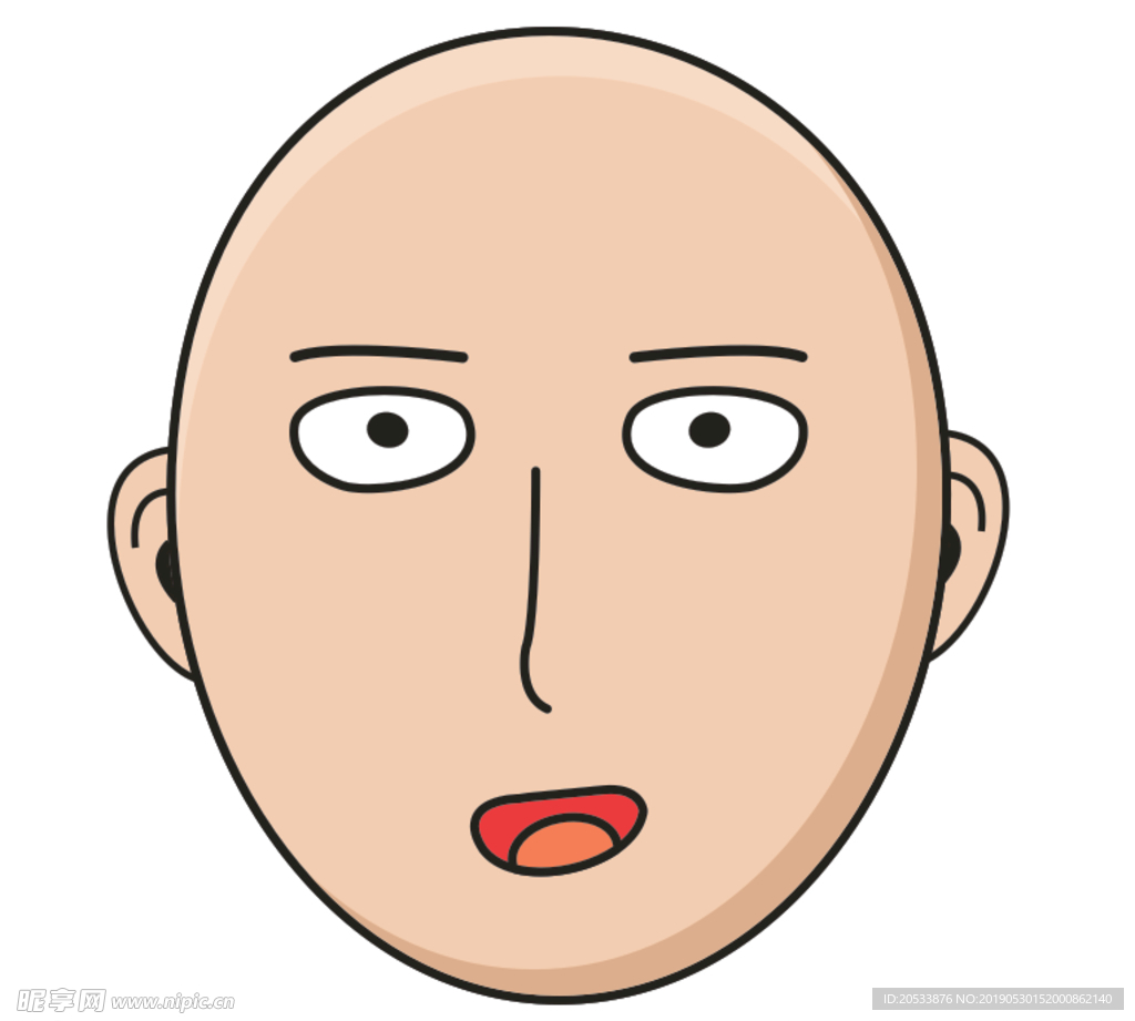 一拳超人矢量头像