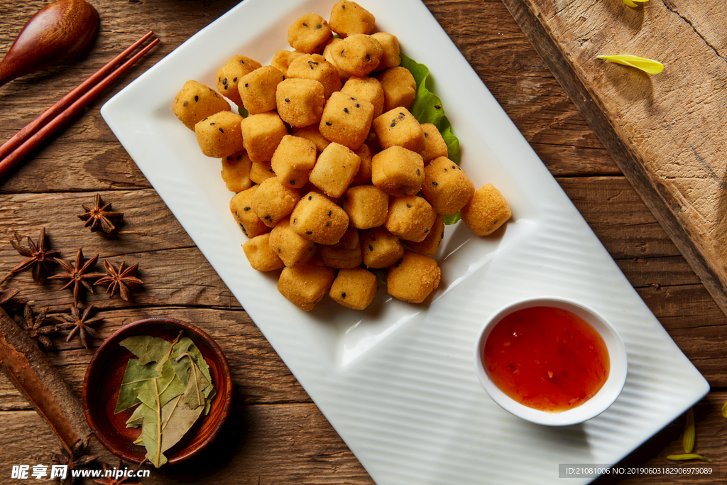 泰汁脆皮豆腐 餐饮 食物 摄影