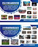 文化旅游展板