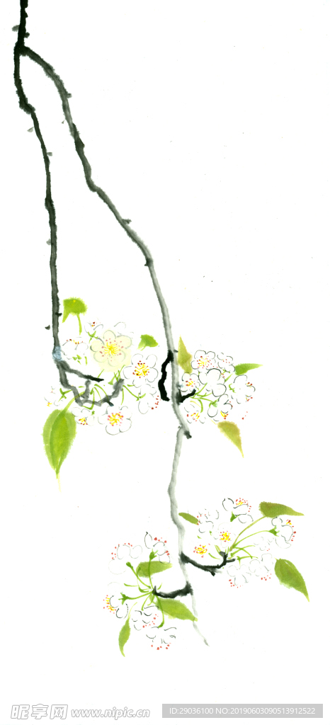 青旗沽酒趁梨花