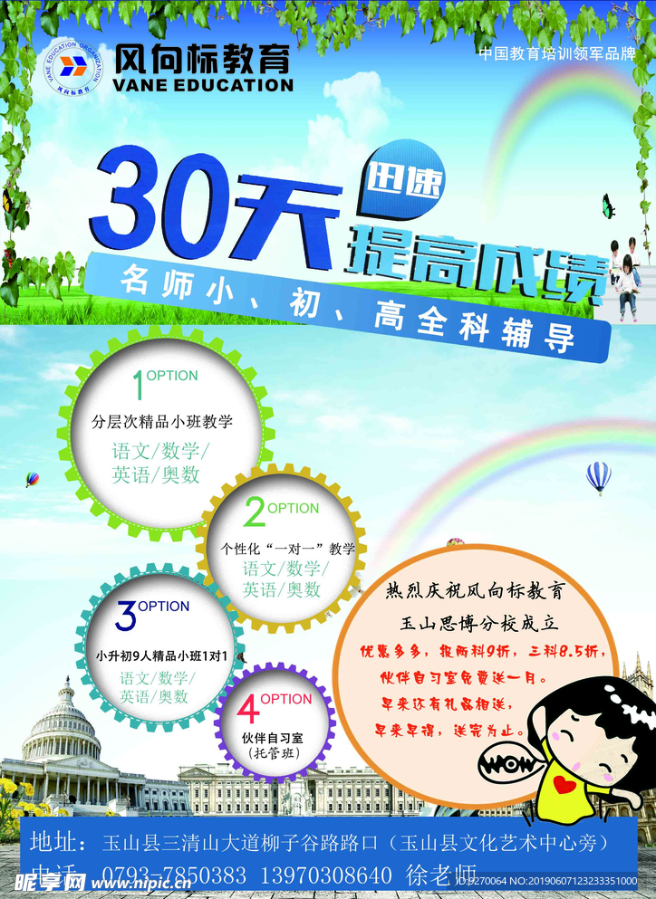 教育展板 教育宣传单 教育海报