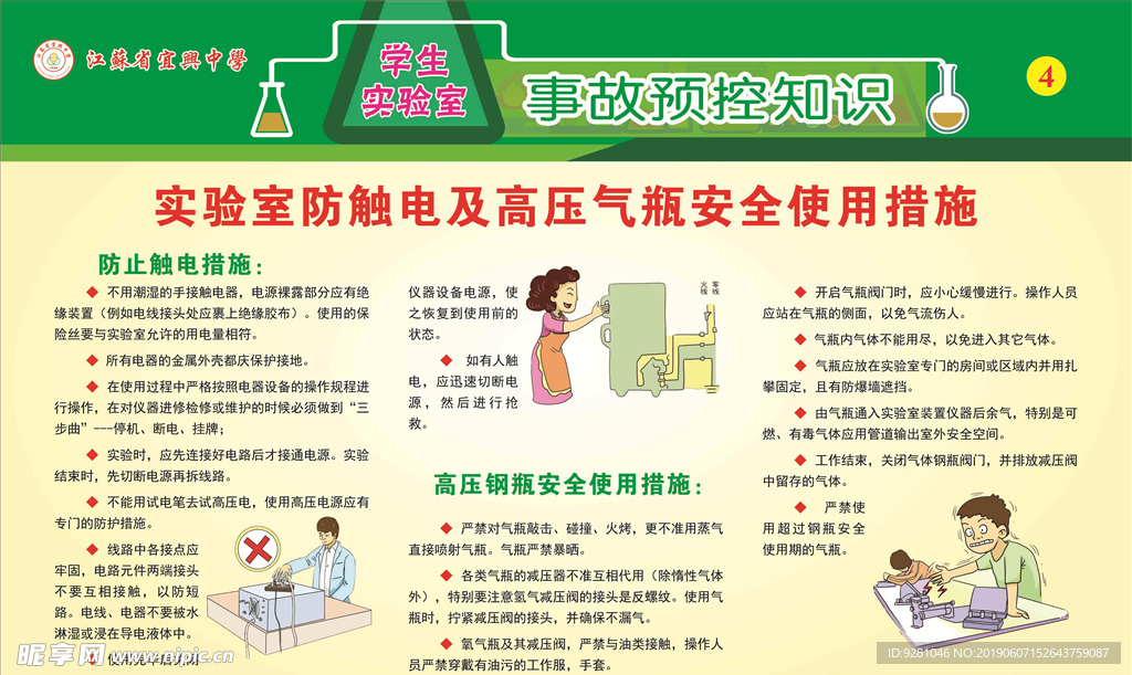 实验室防触电及高压气瓶安全