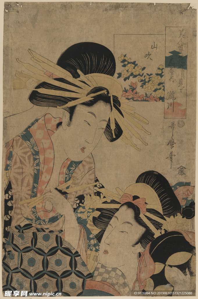 喜多川歌麿浮世绘作品