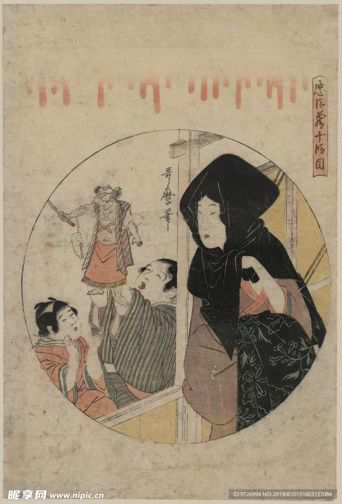 喜多川歌麿浮世绘作品