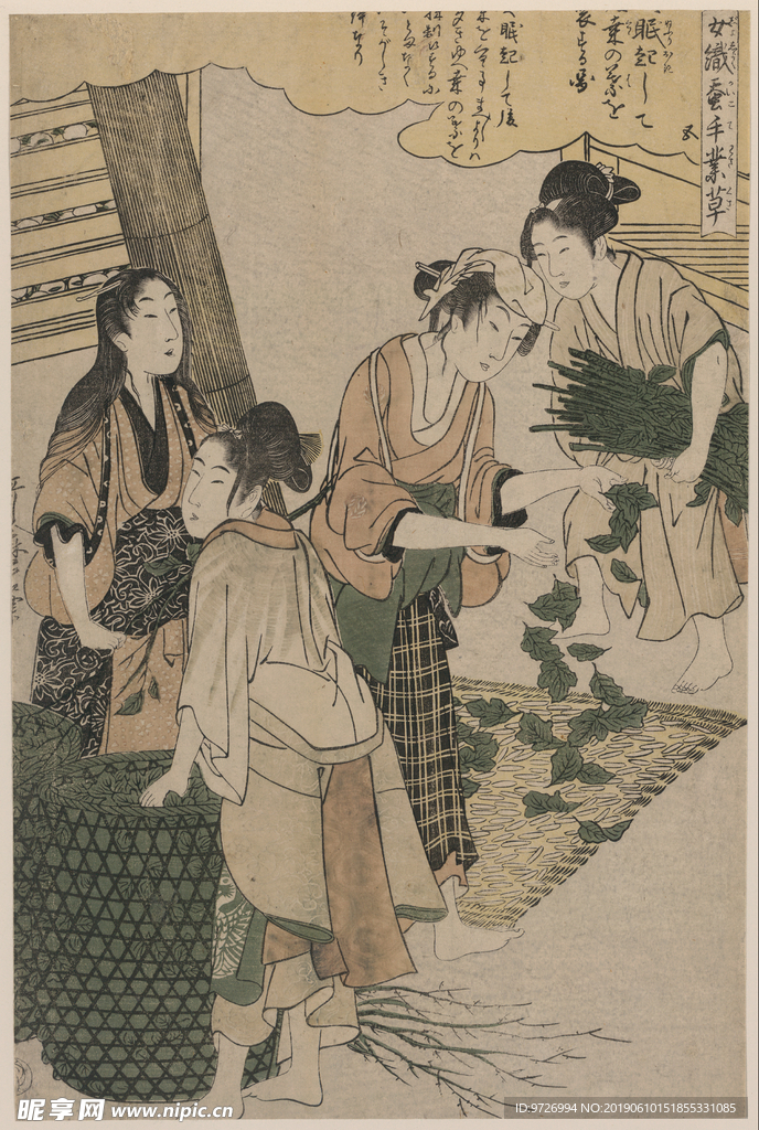 喜多川歌麿浮世绘作品