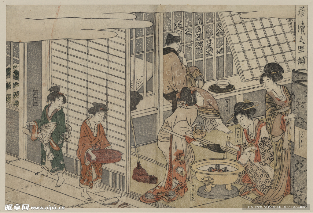 喜多川歌麿浮世绘作品