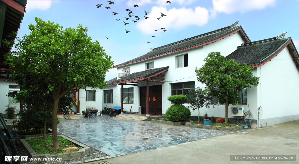 乡村建筑 乡下房屋 农家小院