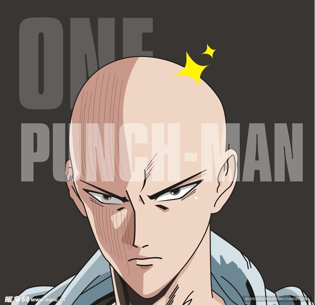 一拳超人矢量头像2