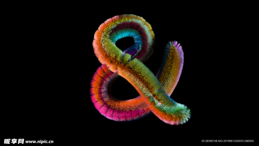 毛绒质感     字符