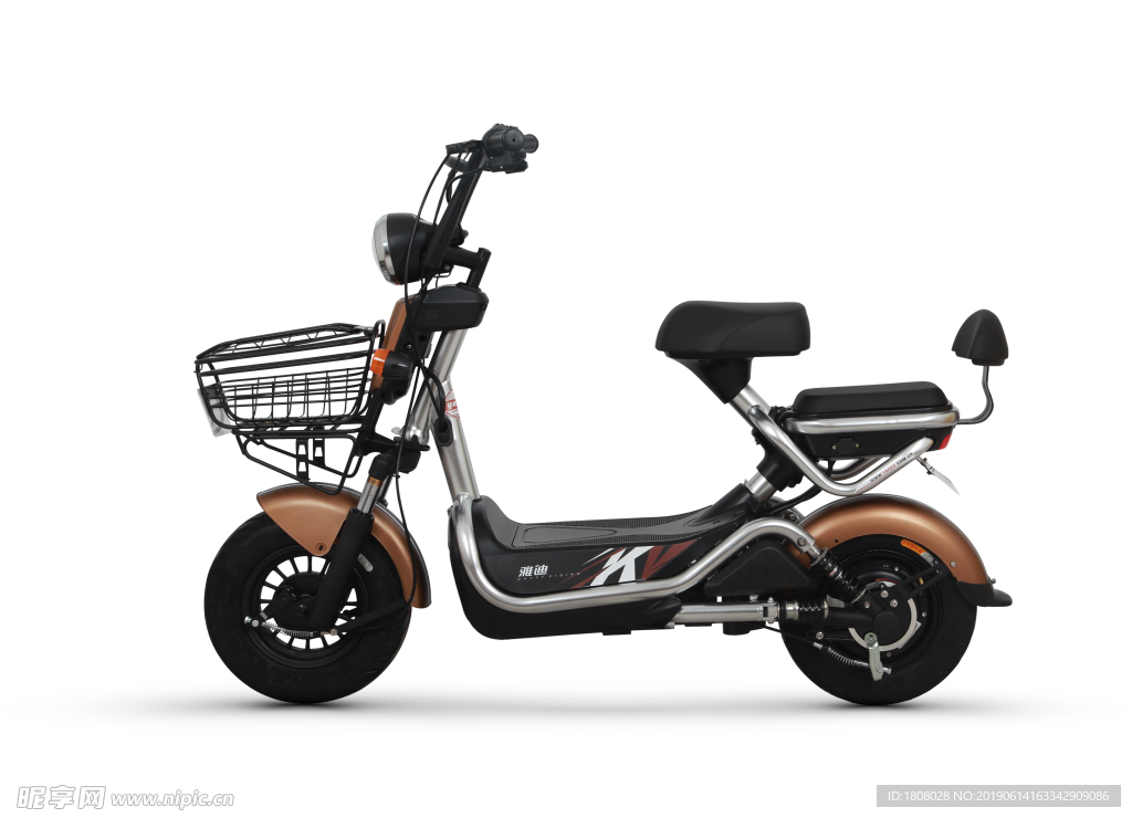 雅迪电动车 PNG透明格式图