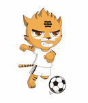 老虎运动吉祥物