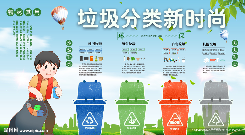 垃圾分类新时尚