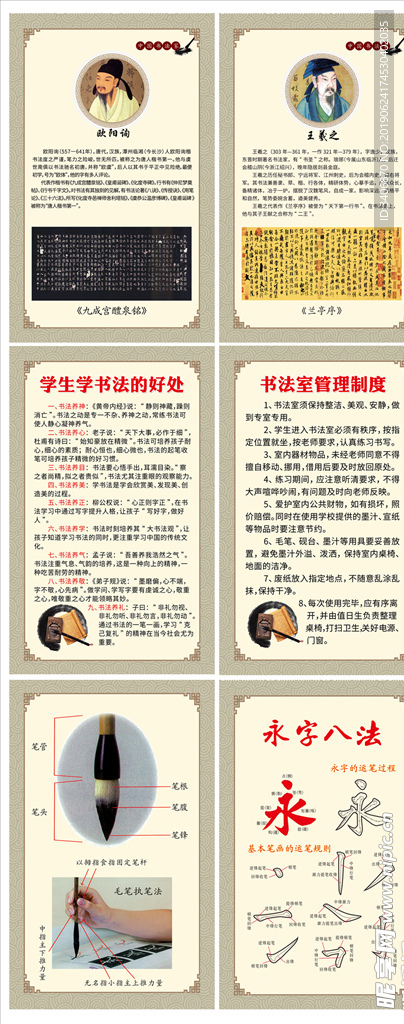 2019年图书室文化展板