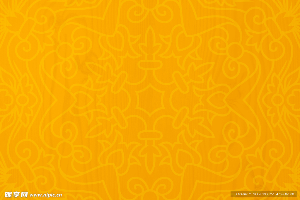 黄色质感花纹背景