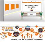 企业文化墙 形象墙 可雕刻