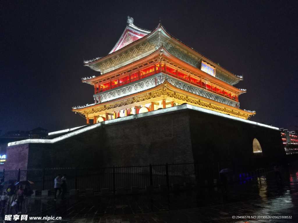 西安鼓楼夜景