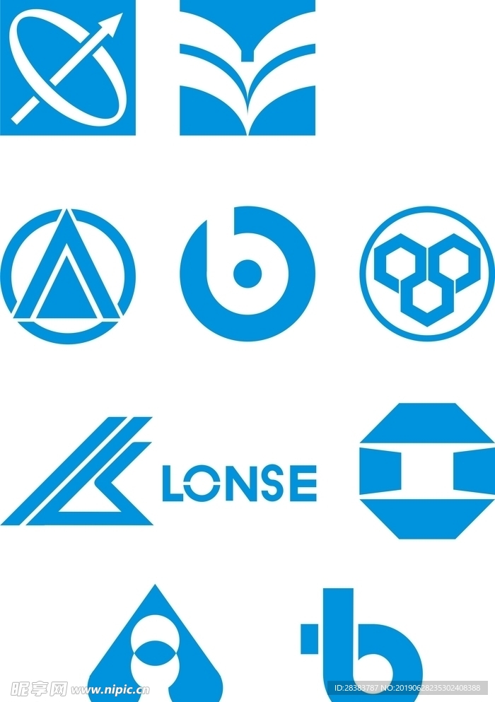 蓝色图标   圆形图标