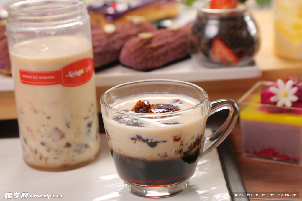 卡缇诺焦糖水晶饮料