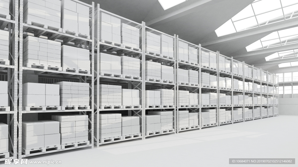 物流货物存储图图片