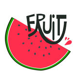 手绘西瓜水果店门头标志