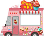 雪糕车 摊位 冰淇淋