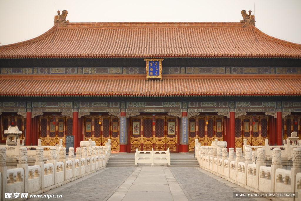 故宫皇极殿宏伟摄影图片