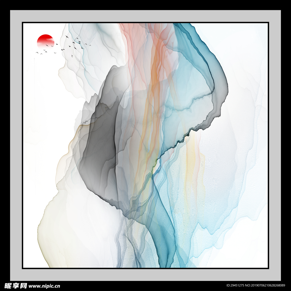 奢华 装饰线条画 TIF分层