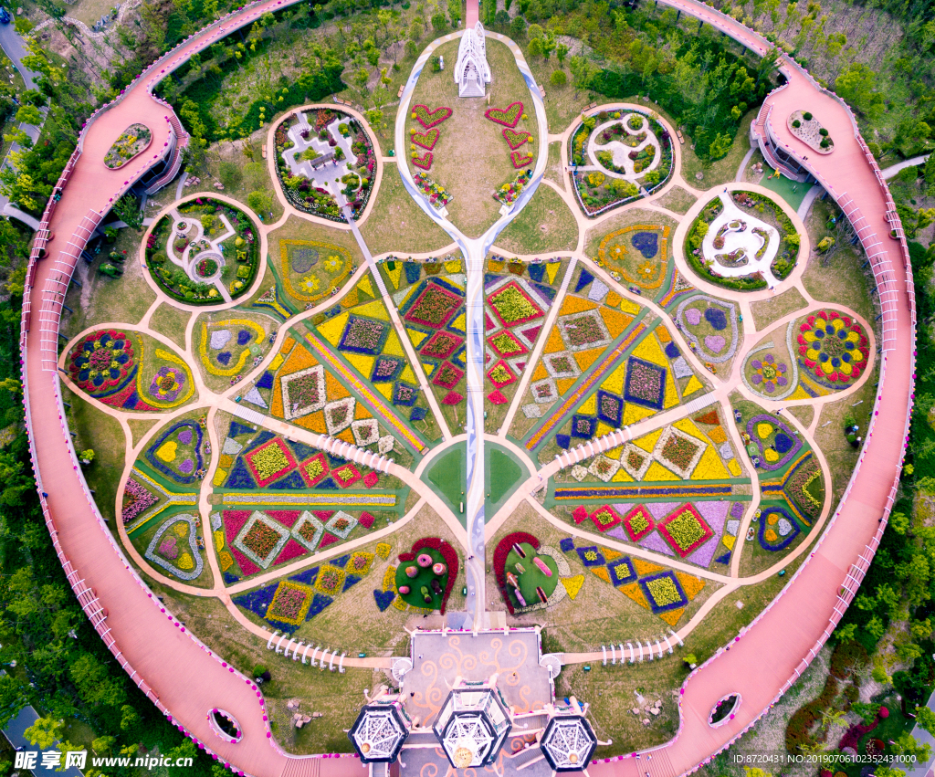 奇迹花园航拍全景