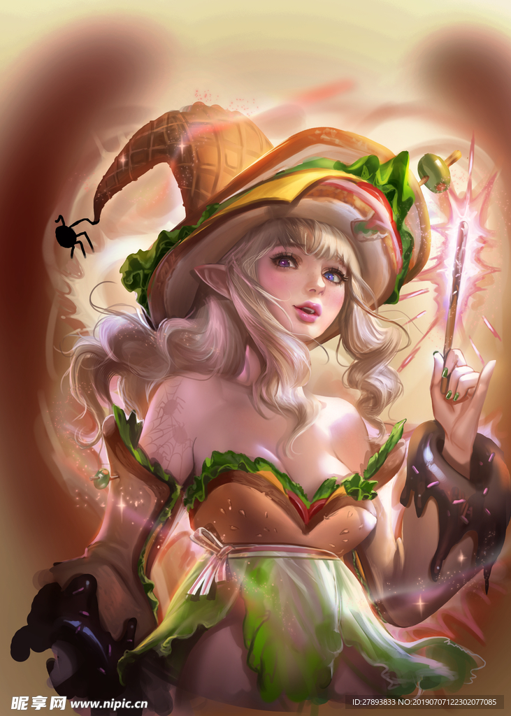 Sakimichan插画美女