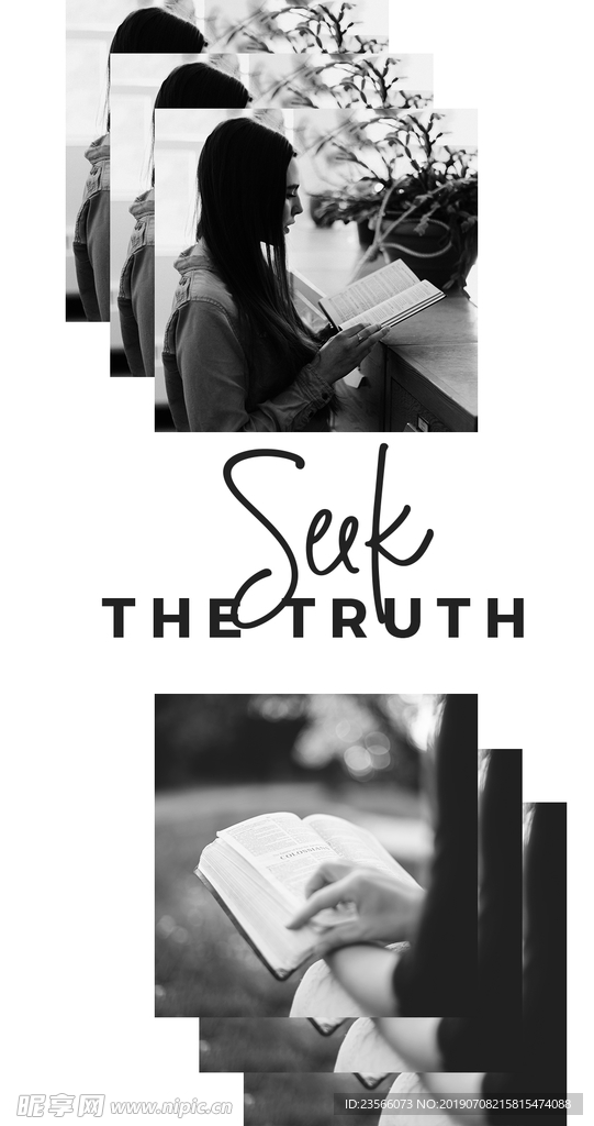 文艺英文摄影排版