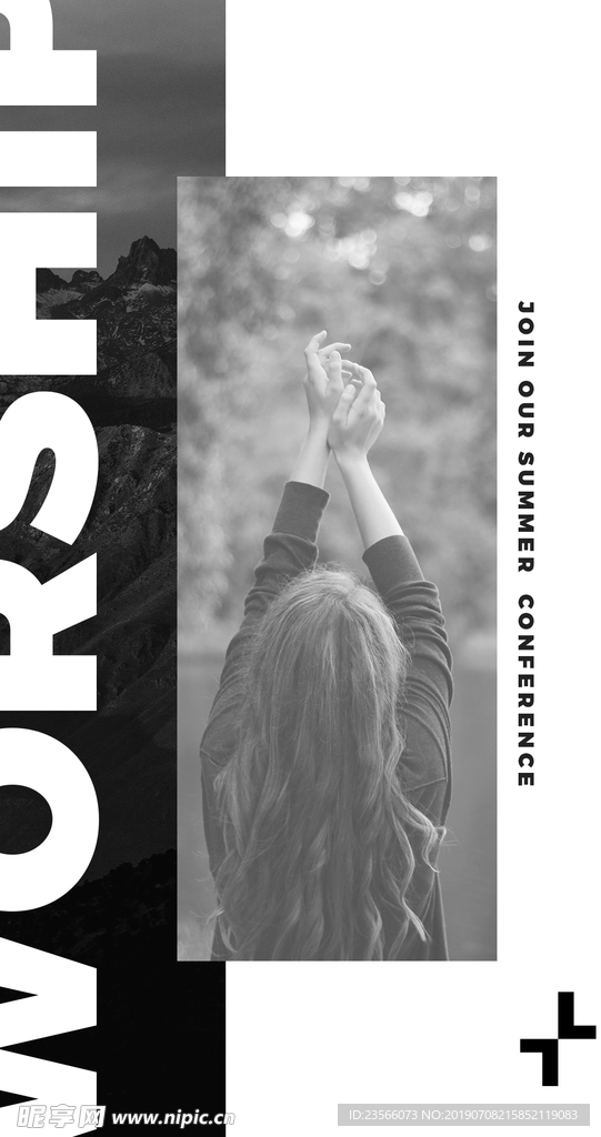 文艺英文摄影排版