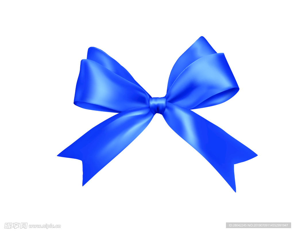 蓝色蝴蝶结