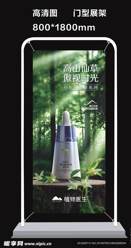 植物医生展架  石斛兰