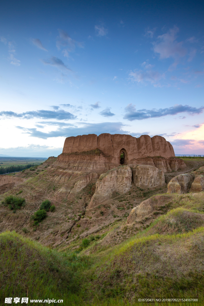 雨后的西大坪军堡