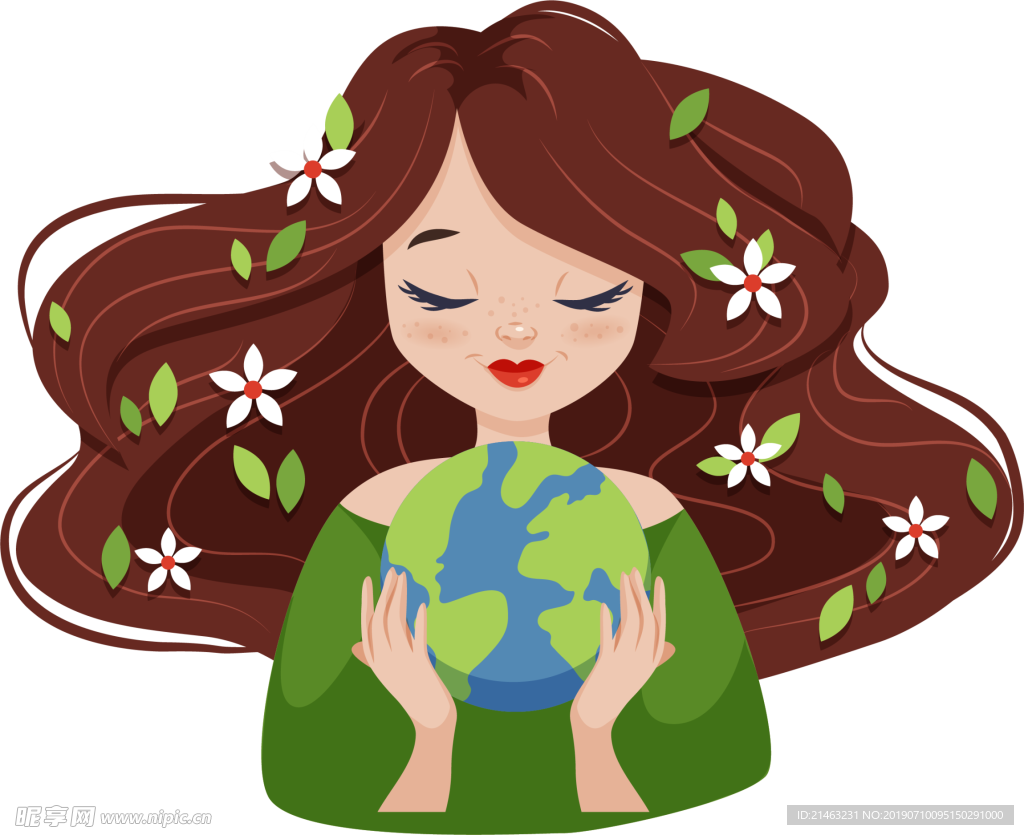 环保女孩