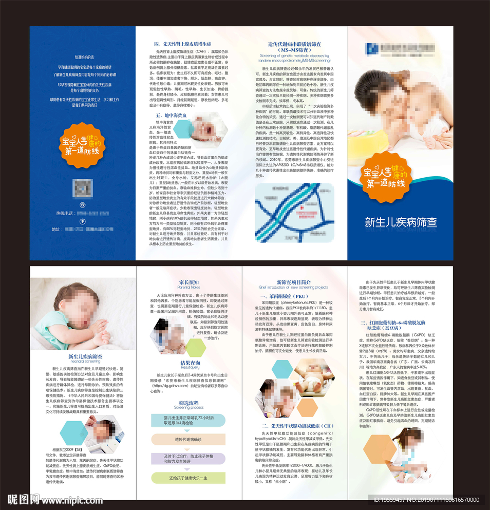 新生儿筛查折页